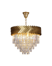 LYON 23910/9 lampa wisząca w kolorze złotym Zuma Line
