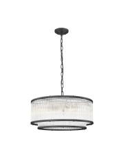 SERGIO P0528-06H-P7AC lampa wisząca w kolorze czarnym Zuma Line