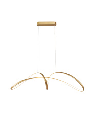 FERMI 20026P-GD lampa wisząca w kolorze złotym Zuma Line