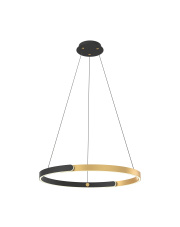 LINOS MD4417-1M-3BGD lampa wisząca w kolorze czarno-złotym Zuma Line