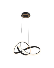 MD9717-1-3BGD INDIGO LAMPA WISZĄCA CZARNO-ZŁOTA/BLACK-GOLD