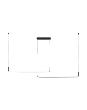 RIKE 2023199-BK lampa wisząca w kolorze czarmym Zuma Line