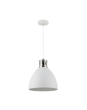 A8050L-SWH MENSA LAMPA WISZĄCA BIAŁA+CHROM/WHITE+CHROM