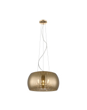 CRYSTAL P0076-05L-F7HF lampa wisząca w kolorze złotym Zuma Line