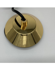 Lampa wisząca GOLDEN PIPE-1 czarno złota 5 cm