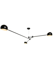 Lampa wisząca ASTRONOMY-3 czarna 175 cm