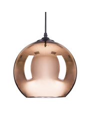 Lampa wisząca MIRROR GLOW - M miedziana 30cm