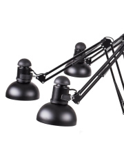 Lampa wisząca SPIDER-16 czarna 90 - 215 cm