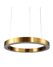 Lampa wisząca CIRCLE 60 LED mosiądz szczotkowany 60 cm