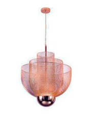 Lampa wisząca MESH BRASS LED miedziana 60 cm