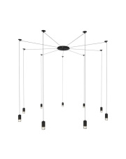 Lampa wisząca LINEA-9 czarna