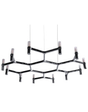 Lampa wisząca CANDLES-12B chrom 106 cm