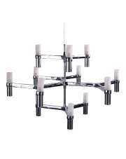 Lampa wisząca CANDLES-12A chrom 75 cm