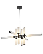 Lampa wisząca QUADRO-12 LED czarna