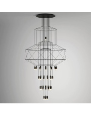 Lampa wisząca LINEA-43 czarna 90 cm