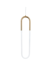 Lampa wisząca U-SHAPE mosiądz 60 cm