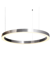 Lampa wisząca CIRCLE 80 LED nikiel szczotkowany 80 cm