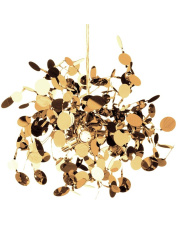 Lampa wisząca MONETTI złota 40 cm