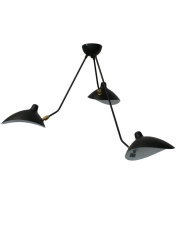 Lampa wisząca CRANE-3P czarna