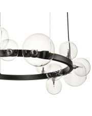 Lampa wisząca ORION czarna 85 cm