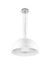 Lampa wisząca FROZEN GARDEN biała błyszcząca 40 cm