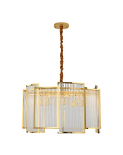 Lampa wisząca IMPERIO złota 80 cm