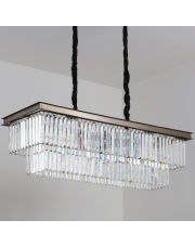 Lampa wisząca SPARKLE DOUBLE antracyt 100 cm