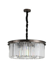 Lampa wisząca SPARKLE ROUND antracyt 60 cm