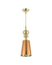 Lampa wisząca QUEEN-1 złota 18 cm