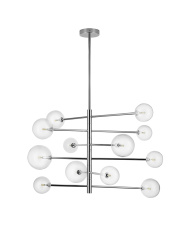 Lampa wisząca SOLA chrom 75 cm