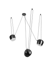Lampa wisząca BENNA-3 czarna