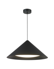 Lampa wisząca TRIANGOLO LED czarna 65 cm