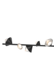 Lampa wisząca CONE LED czarna 130 cm