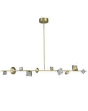 Lampa wisząca CONE LED złota 130 cm
