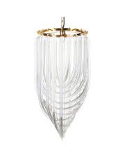 Lampa wisząca WAVE złota 40 cm