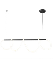 Lampa wisząca FANTASIA LED czarna 120 cm