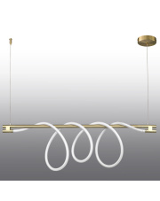 Lampa wisząca FANTASIA LONG LED złota 120 cm