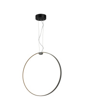 Lampa wisząca ACIRCULO led czarna 50 cm