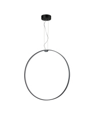 Lampa wisząca ACIRCULO led czarna 74 cm