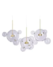 Lampa wisząca BUBBLES -14 LED złota 4000K