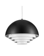 Lampa wisząca DIVERSO czarna matowa 35 cm