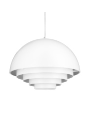 Lampa wisząca DIVERSO biała matowa 40 cm
