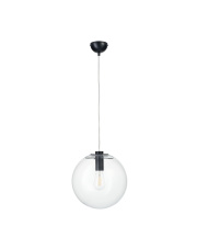 Lampa wisząca TONDA czarna 30 cm