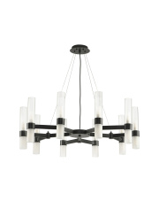 Lampa wisząca CANDELA-10 czarna 85 cm