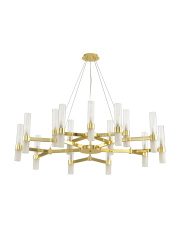 Lampa wisząca CANDELA-15 złota 120 cm