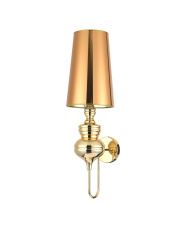 Lampa ścienna QUEEN złota 18 cm