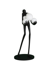 Lampa podłogowa WOMAN czarna 180 cm