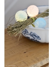 Kompozycja kolorowych kul LED Big Blue Cotton Ball Lights