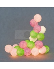 Kompozycja kolorowych kul LED Spring Cotton Ball Lights