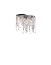 Plafon Rain Clear 008370 Ideal Lux stylowa kryształowa oprawa sufitowa